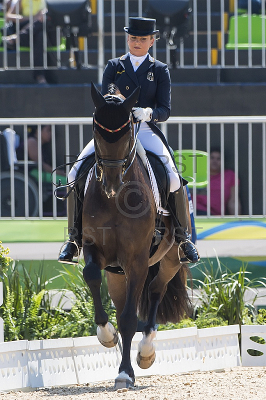BRA, Olympia 2016 Rio, Reitsport , Dressur EInzel Grand Prix Kuer