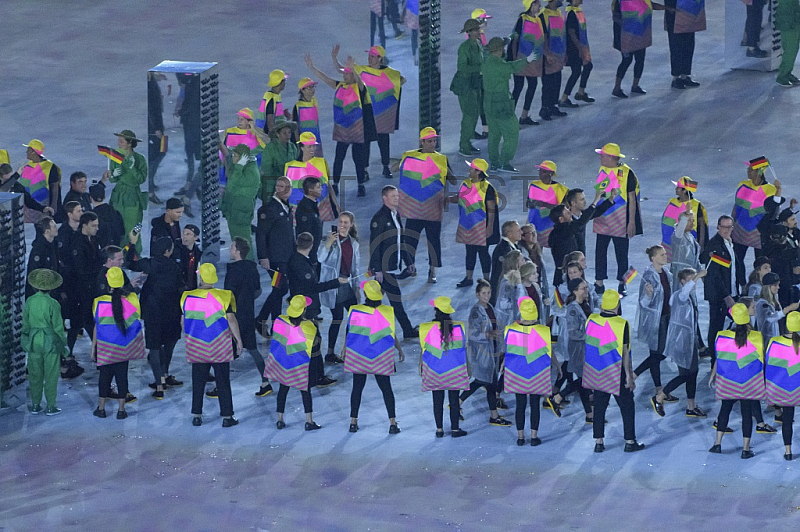 BRA, Eroeffnungsfeier Olympia 2016 - Rio