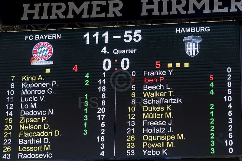 GER, BBL, FC Bayern Muenchen vs. Hamburg Towers