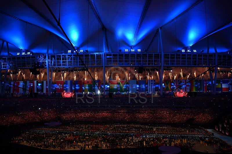 BRA, Eroeffnungsfeier Olympia 2016 - Rio