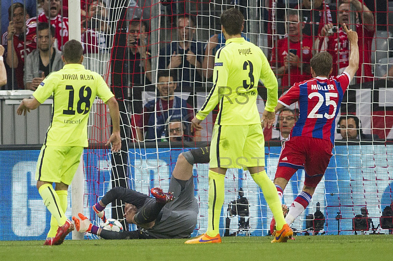 GER, UEFA CL Halbfinale, FC Bayern Muenchen vs. FC Barcelona