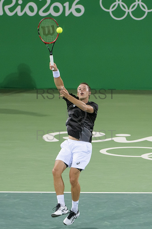 BRA, Olympia 2016 Rio, Tennis, Philipp Kohlschreiber (GER)  vs Guido Pella (ARG)