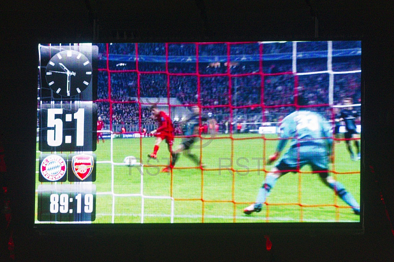 GER, UEFA CL,  FC Bayern Muenchen (GER) vs. FC Arsenal 