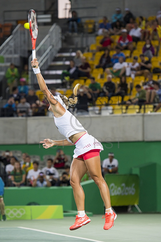 BRA, Olympia 2016 Rio, Tennis, Finale Monica Puig (PUR) vs. Angelique Kerber (GER) 