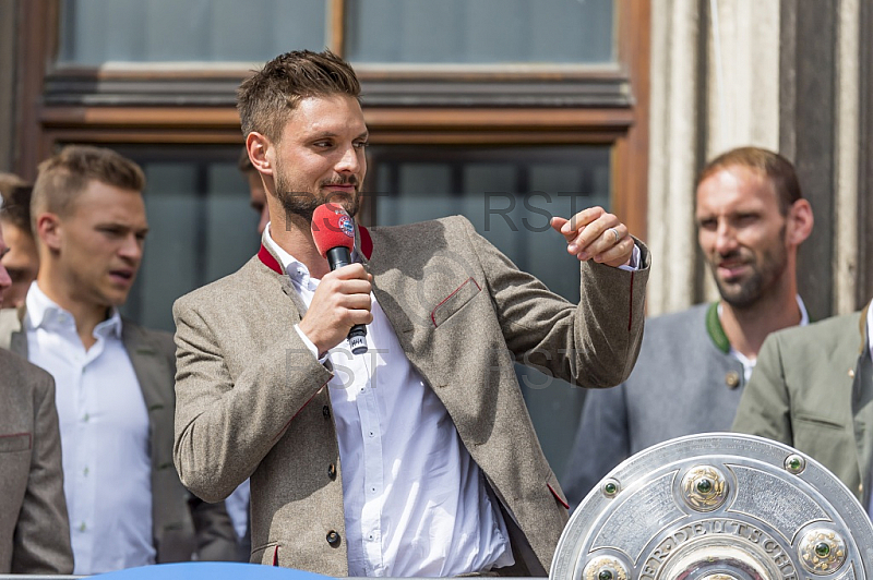 GER, FC Bayern Muenchen Meisterfeier auf dem Marienplatz