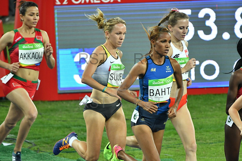 BRA, Olympia 2016 Rio, Leichtathletik, 1500 Meter Viertelfinale der Frauen