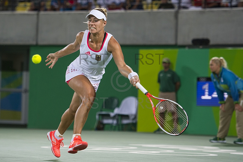 BRA, Olympia 2016 Rio, Tennis, Finale Monica Puig (PUR) vs. Angelique Kerber (GER) 