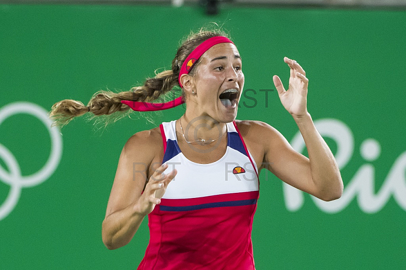 BRA, Olympia 2016 Rio, Tennis, Finale Monica Puig (PUR) vs. Angelique Kerber (GER) 