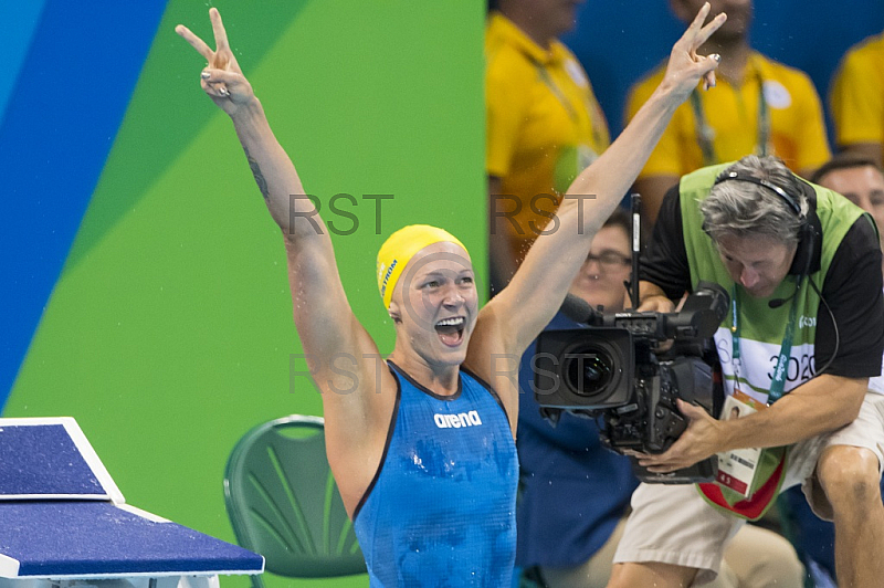 BRA, Olympia 2016 Rio, Schwimmsport FINALE - 100m Schmetterling der Frauen