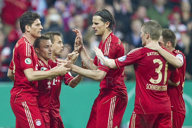 GER, DFB Pokal Halbfinale,  FC Bayern Muenchen vs. VfL Wolfsburg