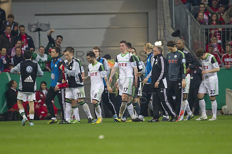 GER, DFB Pokal Halbfinale,  FC Bayern Muenchen vs. VfL Wolfsburg
