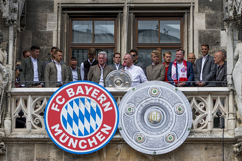 GER, FC Bayern Muenchen Meisterfeier auf dem Marienplatz