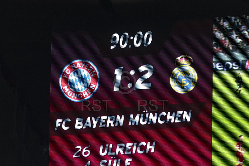 GER, UEFA CL, FC Bayern Muenchen (GER) vs Real Madrid (ESP)