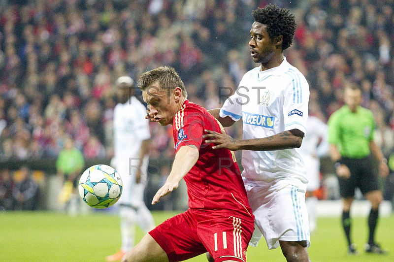 GER, UEFA CL, FC Bayern Muenchen  vs. Olympique Marseille