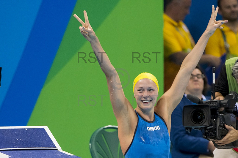 BRA, Olympia 2016 Rio, Schwimmsport FINALE - 100m Schmetterling der Frauen