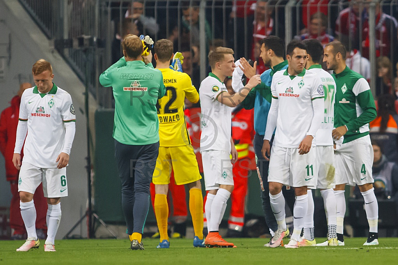 GER, DFB Pokal Halbfinale,  FC Bayern Muenchen vs. SV Werder Bremen 