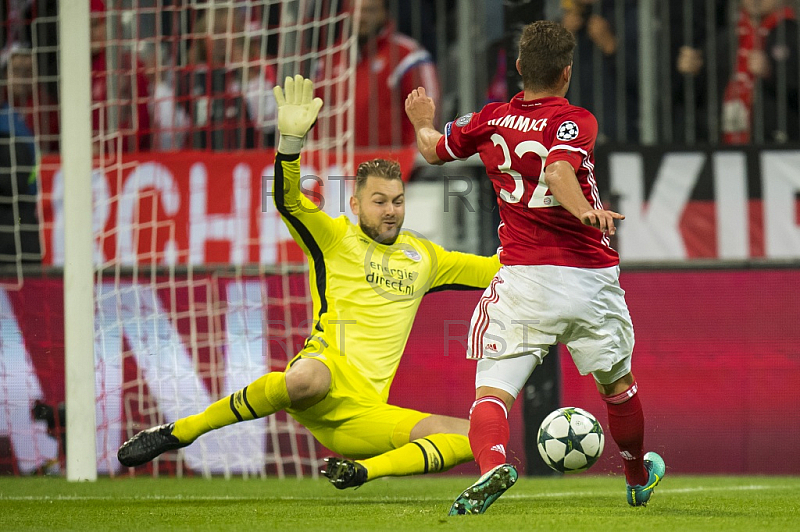 GER, UEFA CL, FC Bayern Muenchen (GER) vs PSV Eindhoven (NED)
