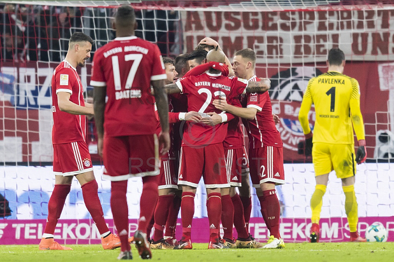 GER, 1.FBL,  FC Bayern Muenchen vs. SV Werder Bremen