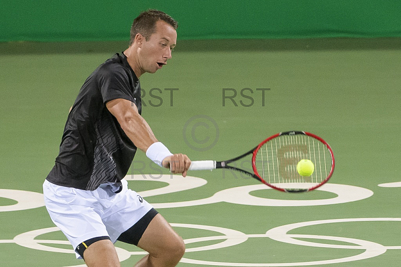 BRA, Olympia 2016 Rio, Tennis, Philipp Kohlschreiber (GER)  vs Guido Pella (ARG)