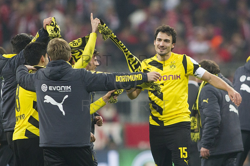GER, DFB Pokal Halbfinale,  FC Bayern Muenchen vs. Borussia Dortmund