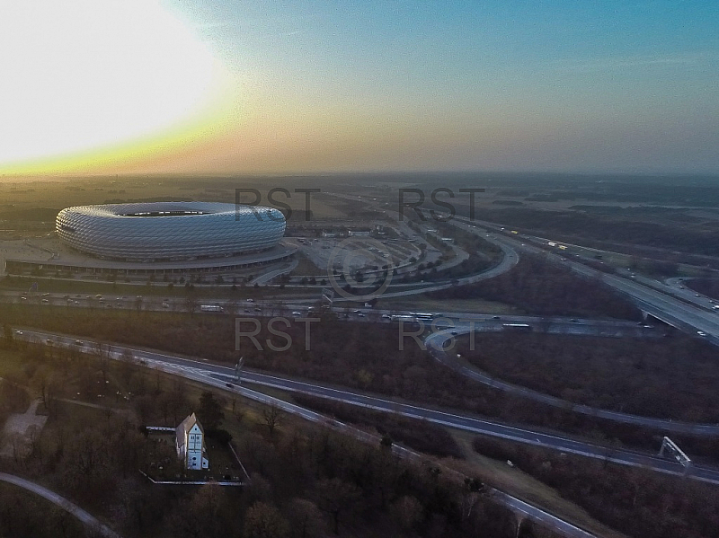 GER, Feature Luftbilder der Muenchner Allianz Arena