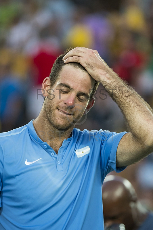 BRA, Olympia 2016 Rio, Tennis, Halbfinale Juan Martin Del Potro (ARG) vs. Rafael Nadal (ESP)