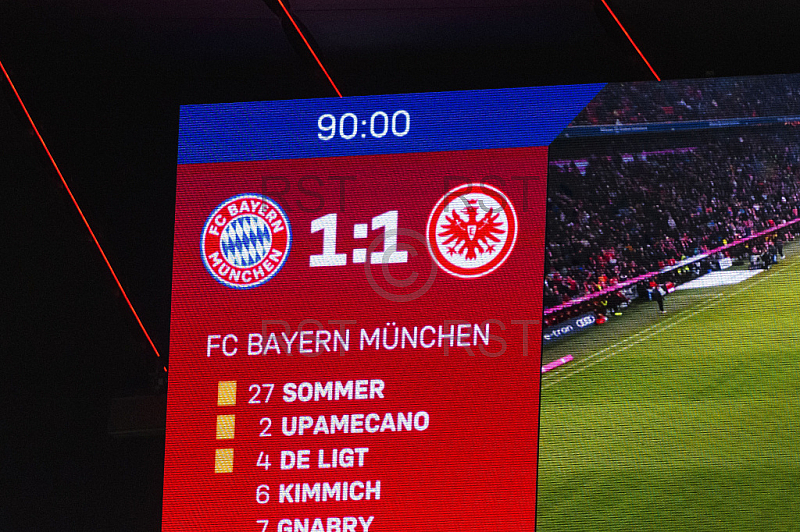 GER, DFB, FC Bayern Muenchen vs. Eintracht Frankfurt