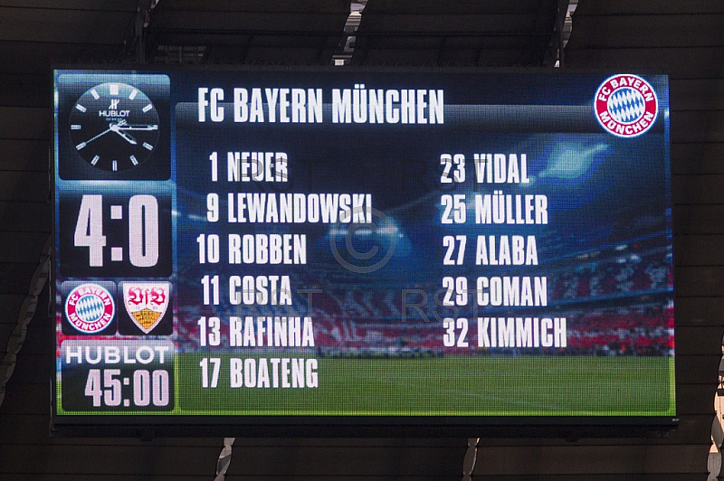 GER, 1.FBL,  FC Bayern Muenchen vs. VfB Stuttgart