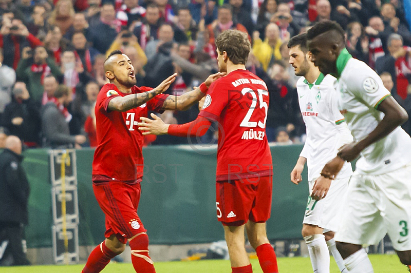 GER, DFB Pokal Halbfinale,  FC Bayern Muenchen vs. SV Werder Bremen 