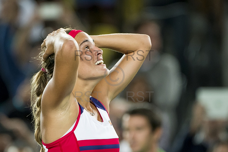 BRA, Olympia 2016 Rio, Tennis, Finale Monica Puig (PUR) vs. Angelique Kerber (GER) 