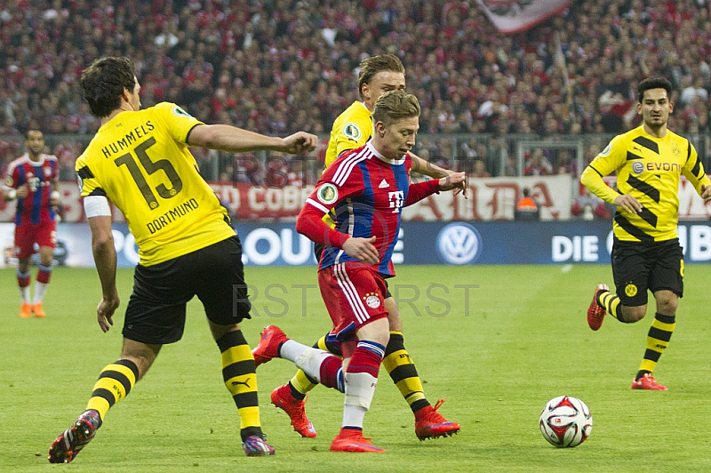 GER, DFB Pokal Halbfinale,  FC Bayern Muenchen vs. Borussia Dortmund