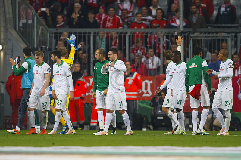 GER, DFB Pokal Halbfinale,  FC Bayern Muenchen vs. SV Werder Bremen 