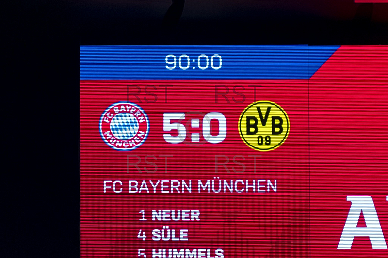 GER, 1.FBL,  FC Bayern Muenchen vs. Borussia Dortmund