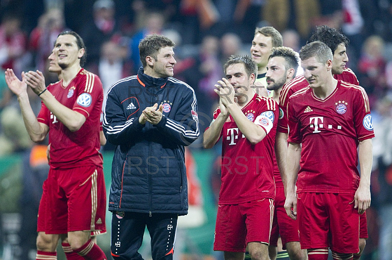 GER, DFB Pokal Halbfinale,  FC Bayern Muenchen vs. VfL Wolfsburg