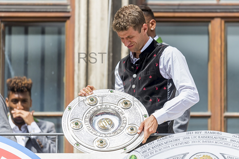 GER, FC Bayern Muenchen Meisterfeier auf dem Marienplatz