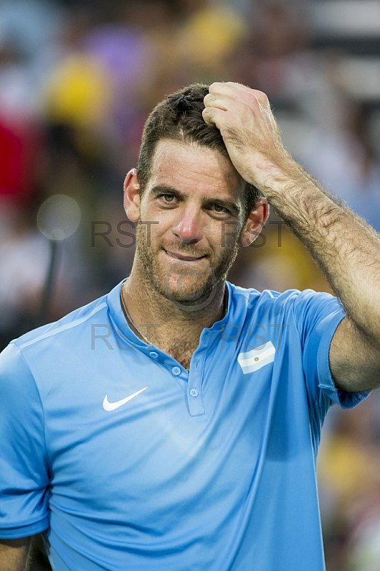 BRA, Olympia 2016 Rio, Tennis, Halbfinale Juan Martin Del Potro (ARG) vs. Rafael Nadal (ESP)