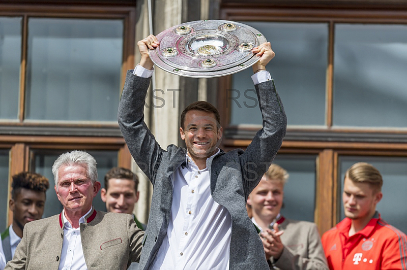 GER, FC Bayern Muenchen Meisterfeier auf dem Marienplatz