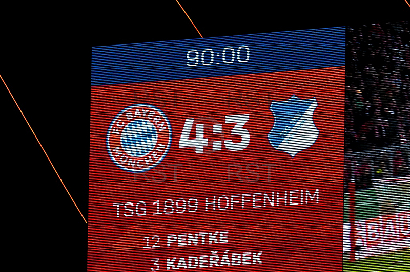 GER, DFB-Pokal, 3. Runde, FC Bayern Muenchen vs 1899 Hoffenheim