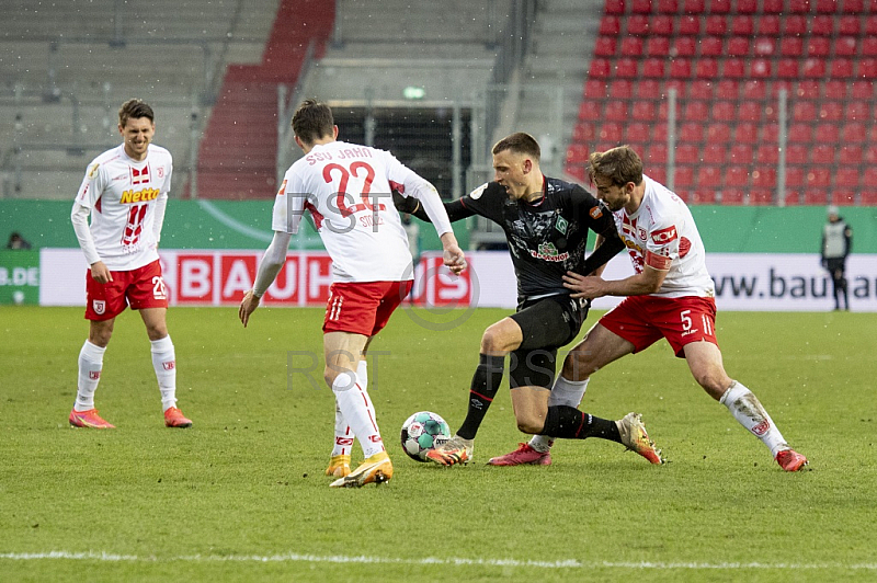 GER, DFB Pokal Viertelfinale, SSV Jahn Regensburg vs. SV Werder Bremen