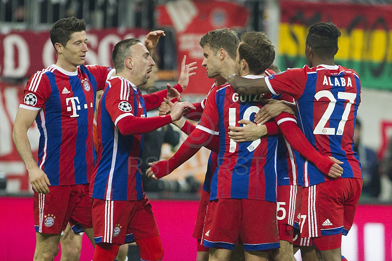 GER, UEFA CL Achtelfinale, FC Bayern Muenchen vs.  Shakhtar Donetsk