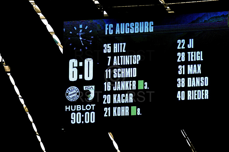 GER, 1.FBL,  FC Bayern Muenchen vs. FC Augsburg 