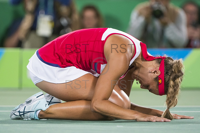 BRA, Olympia 2016 Rio, Tennis, Finale Monica Puig (PUR) vs. Angelique Kerber (GER) BRA, Olympia 2016 Rio, Tennis, Finale Monica Puig (PUR) vs. Angelique Kerber (GER)