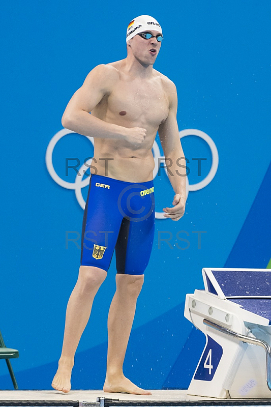 BRA, Olympia 2016 Rio, Schwimmsport Halbfinale 1  - 200m Freistil Maenner