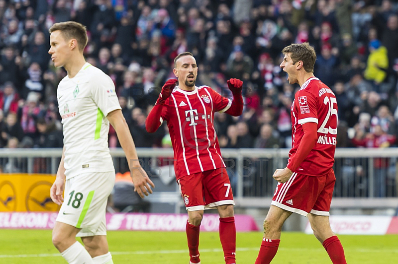 GER, 1.FBL,  FC Bayern Muenchen vs. SV Werder Bremen