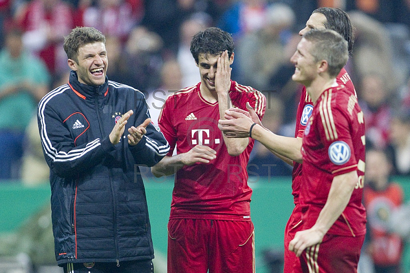 GER, DFB Pokal Halbfinale,  FC Bayern Muenchen vs. VfL Wolfsburg