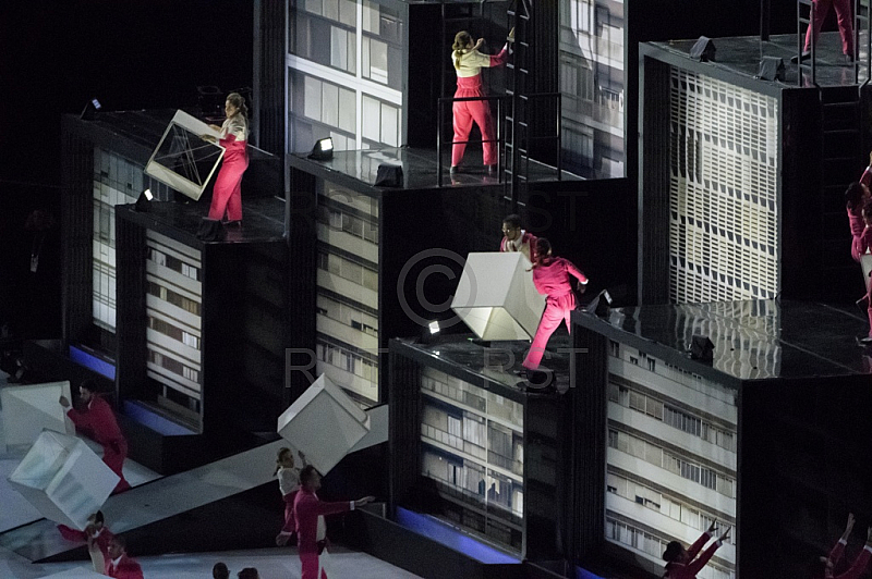 BRA, Eroeffnungsfeier Olympia 2016 - Rio