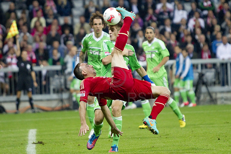 GER, 1.FBL,  FC Bayern Muenchen vs. VFL Wolfsburg