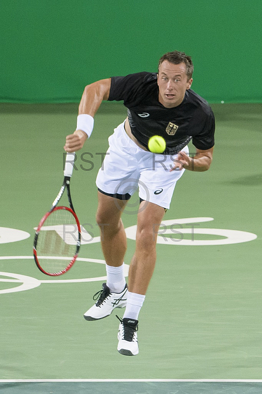 BRA, Olympia 2016 Rio, Tennis, Philipp Kohlschreiber (GER)  vs Guido Pella (ARG)