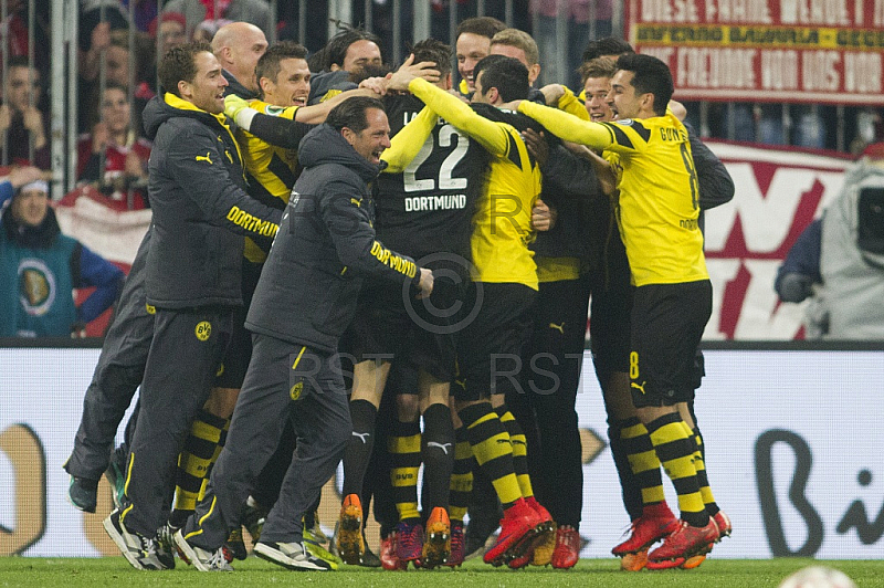 GER, DFB Pokal Halbfinale,  FC Bayern Muenchen vs. Borussia Dortmund