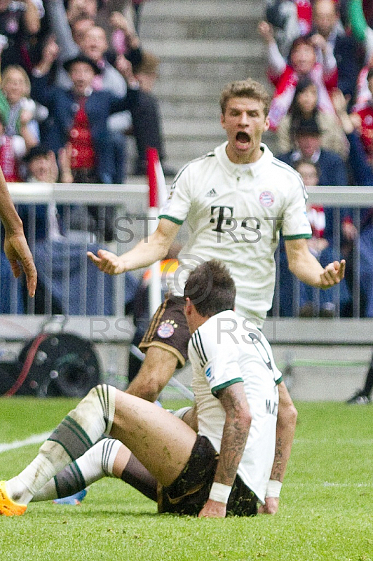 GER, 1.FBL,  FC Bayern Muenchen vs . VfL Wolfsburg